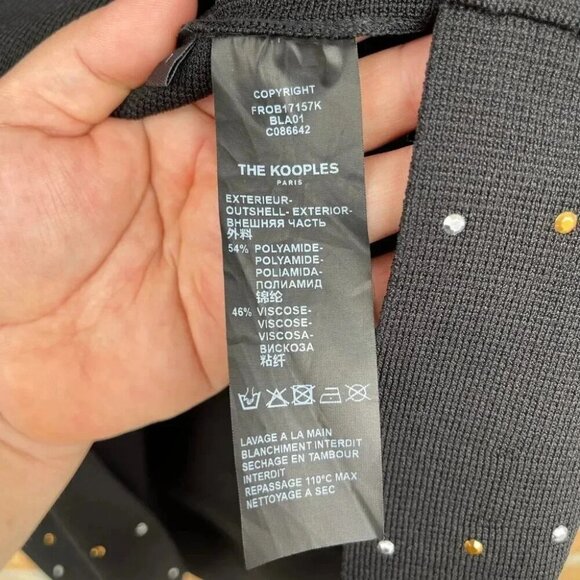 THE KOOPLES Studded Knit Dress Size 1 - Picture 8 of 11